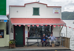 Craft shop at Rawene, 2016